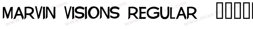 Marvin Visions Regular字体转换